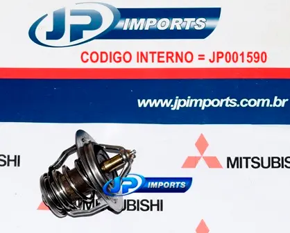 VALVULA TERMOSTATICA 82o MITSUBISHI L200 GL GLS SPORT PAJERO 2.5 MD997605 MD-997.605 JP001590
