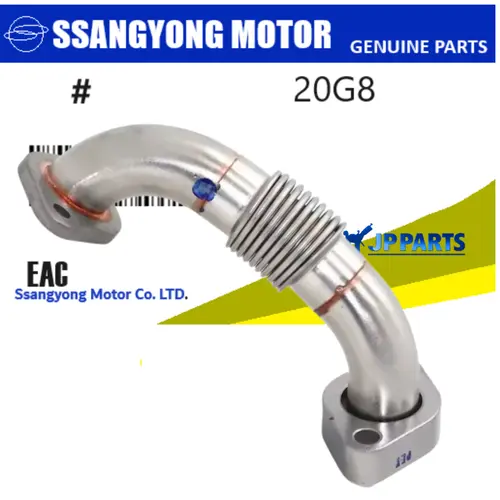 TUBO VALVULA DA VALVULA EGR SSANGYONG ACTYON 2.0 KYRON 2.0 KYRON 2.7 REXTON 2.7 EURO III DIESEL