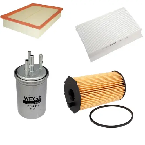 KIT FILTRO LAND ROVER DISCOVERY III 2.7 V6 TURBO DIESEL 2005 A 2009 JP000819 JP000820 JP000821 JP000822