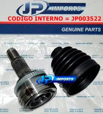 JUNTA HOMOCINETICA EXTERNA ( SEMI-EIXO ) SSANGYONG KORANDO APOS 2010 JP003522 MODELO 28 X 22