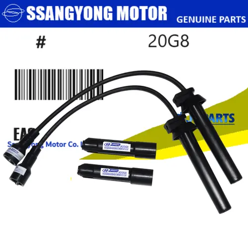 CABO DE VELA IGNICAO ( JOGO ) SSANGYONG ACTYON SUV 2.3 KORANDO 2.3 3.2 MUSSO 2.3 REXTON 3.2 GASOLINA