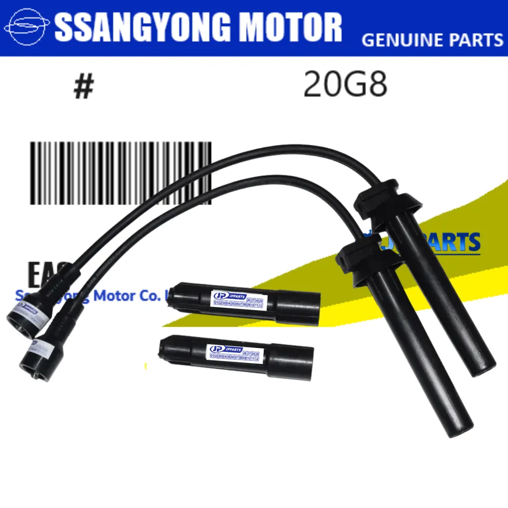 CABO DE VELA IGNICAO ( JOGO ) SSANGYONG ACTYON SUV 2.3 KORANDO 2.3 3.2 MUSSO 2.3 REXTON 3.2 GASOLINA