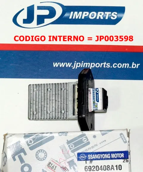 RESISTENCIA DO AR CONDICIONADO SSANGYONG REXTON 6920408A10 69204-08A10 JP003598