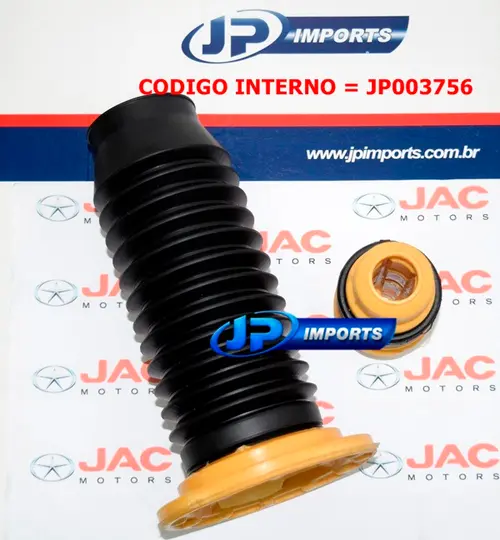 BATENTE AMORTECEDOR DIANTEIRO ( JOGO ) JAC J2 1.4 16V APOS 2012 JP003756