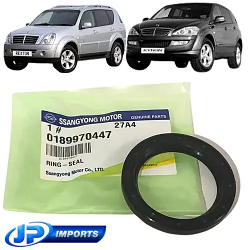 RETENTOR BOMBA OLEO CAMBIO CONVERSOR TORQUE SSANGYONG KYRON REXTON 5 MARCHAS 0189970447 01899-70447 JP003870 ORIGINAL
