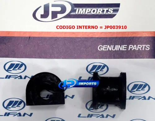 BUCHA BARRA ESTABILIZADORA DIANTEIRA JOGO LIFAN X60 S2906341 JP003910