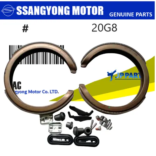 Sapata Freio Mão com Reparos (Jogo) SsangYong Actyon SUV Actyon Sport Actyon New Sport Kyron Rexton