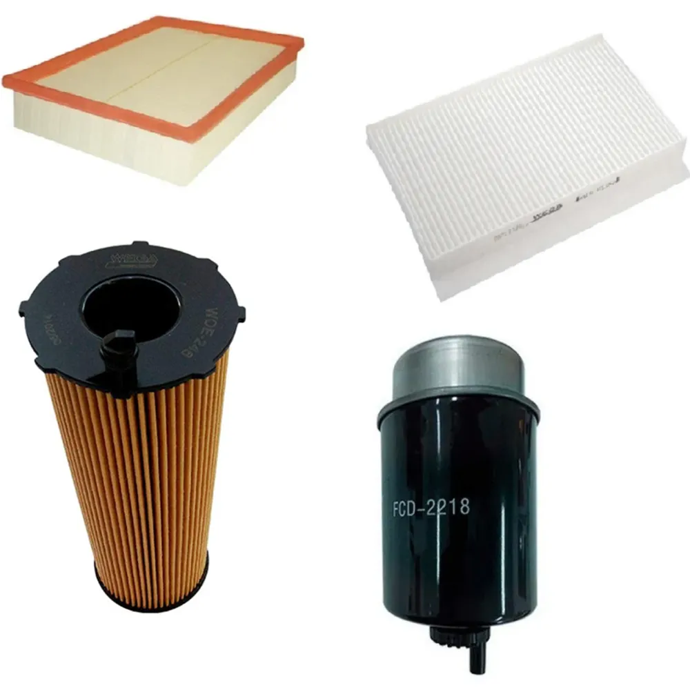 KIT FILTRO LAND ROVER RANGE ROVER SPORT 3.6 V8 TURBO DIESEL APOS 2007 JP000819 JP000822 JP001686 JP001883