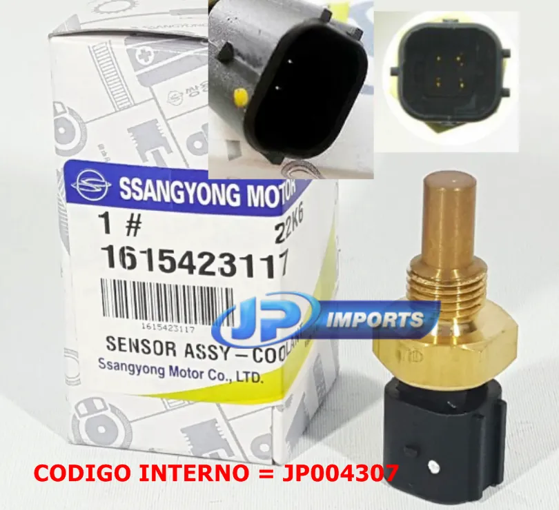 SENSOR TEMPERATURA SSANGYONG ACTYON KYRON KORANDO 2.9 MUSSO 2.9 MUSSO SPORT 2.9 REXTON 2.9 ATE 2007 1615423117 16154-23117 JP004307