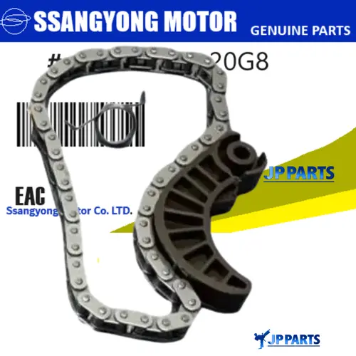 Kit Corrente Bomba Óleo + Guia SsangYong Actyon SUV 2.0 Actyon Sport 2.0 Kyron 2.0 Diesel