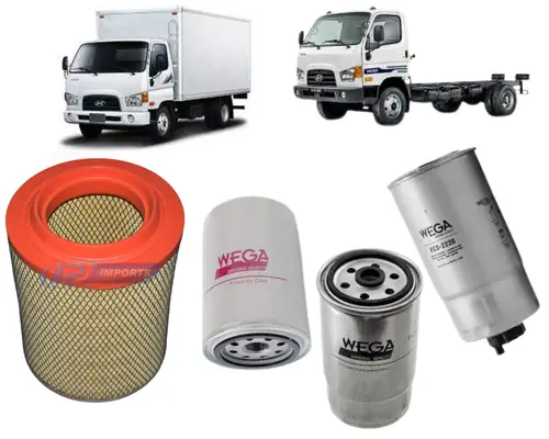 KIT FILTRO HYUNDAI HD78 3.0 DIESEL APOS 2012 HD80 3.0 DIESEL APOS 2018 REVISAO JP001725 JP002630 JP002631 JP002632