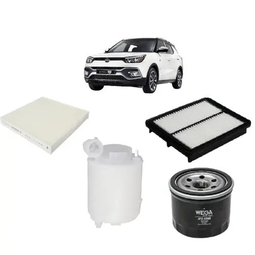 KIT FILTRO SSANGYONG TIVOLI 1.6 16V XLV 1.6 16V APOS 2018 JP003925 JP003928 JP003943 JP003948