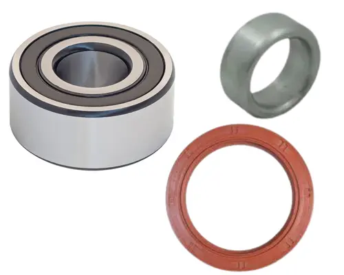 KIT REPARO 1 RODA TRASEIRA SEMI-EIXO ROLAMENTO + RETENTOR + ANEL RELY JP000022 JP000940 JP001888