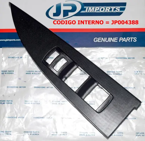 MOLDURA COMANDO VIDRO LE DIANTEIRO MOTORISTA SSANGYONG KYRON 7225009001 72250-09001 JP004388 USADO