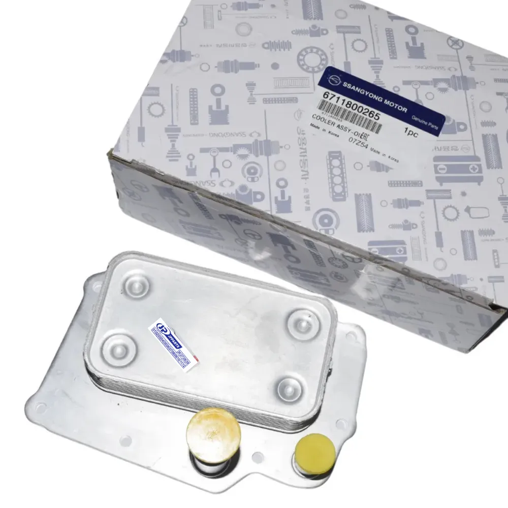 RADIADOR OLEO ( TROCADOR CALOR / RESFRIADOR OLEO ) SSANGYONG ACTYON NEW SPORT APOS 2012 KORANDO APOS 2010