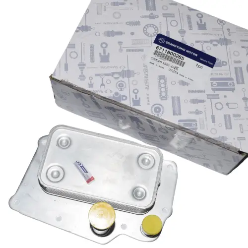 RADIADOR OLEO ( TROCADOR CALOR / RESFRIADOR OLEO ) SSANGYONG ACTYON NEW SPORT APOS 2012 KORANDO APOS 2010 6711800265 67118-00265 JP003222