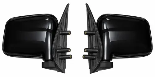 Kit Espelho Retrovisor Brilhante LD + LE Effa Van Hafei CN Auto Towner Van