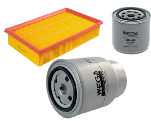 KIT FILTRO PARA REVISAO NISSAN PATHFINDER 2.5 DCI TURBO DIESEL DE 2006 A 2009 JP001379 JP001627 JP002243