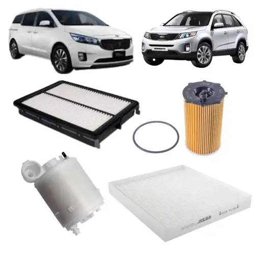 KIT FILTRO KIA GRAND CARNIVAL 3.3 SORENTO 3.3 GASOLINA APOS 2015 JP002296 JP003660 JP003661 JP003662