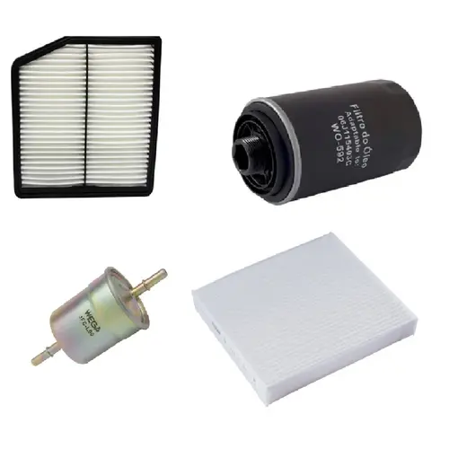 KIT FILTRO LIFAN X80 VIP TURBO 2.0 APOS 2019 JP000810 JP002160 JP002251 JP004327