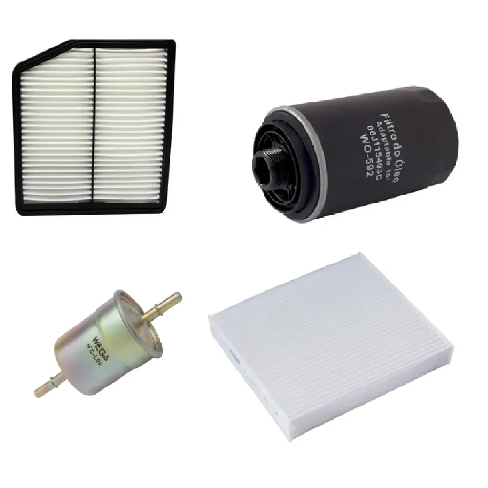 KIT FILTRO LIFAN X80 VIP TURBO 2.0 APOS 2019 JP000810 JP002160 JP002251 JP004327