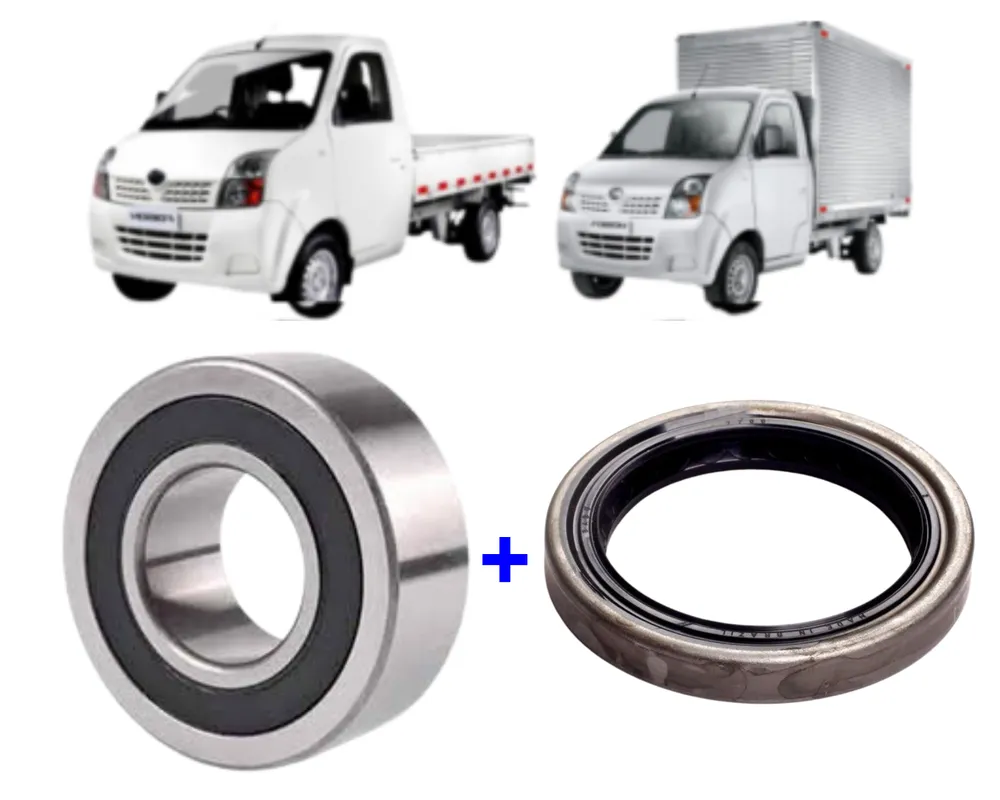 ROLAMENTO + RETENTOR PARA 01 RODA TRASEIRA LIFAN FOISON JP004425 JP004467