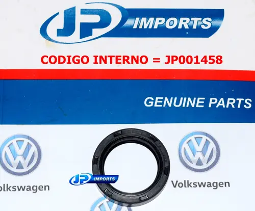 RETENTOR DIANTEIRO MOTOR VW AMAROK BORA EOS FOX GOLF JETTA NEW BEETLE PASSAT POLO SPACEFOX TIGUAN AUDI A3 S3 038103085E JP001458