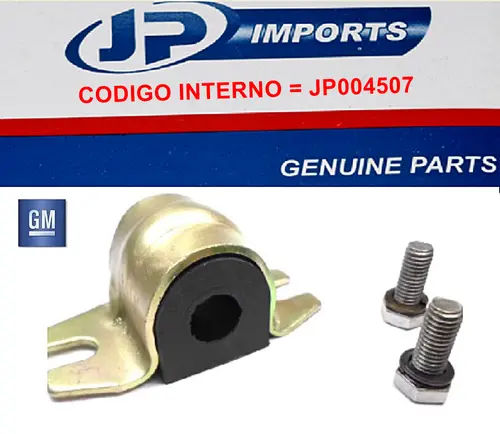 KIT 02 SUPORTE COM BUCHA BARRA ESTABILIZADORA DIANTEIRA GM CORSA ASTRA VECTRA JP004507