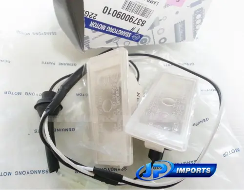 LANTERNA PLACA TRASEIRA SSANGYONG KYRON 8379009010 83790-09010 JP001450