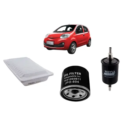KIT FILTRO CHERY QQ 1.0 3CLS 4CLS APOS 2015 JP002389 JP002392 JP004006