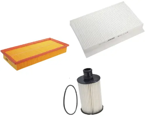 KIT FILTRO LAND ROVER DISCOVERY IV 5.0 RANGE ROVER 5.0 APOS 2010 JP000822 JP000823 JP001687
