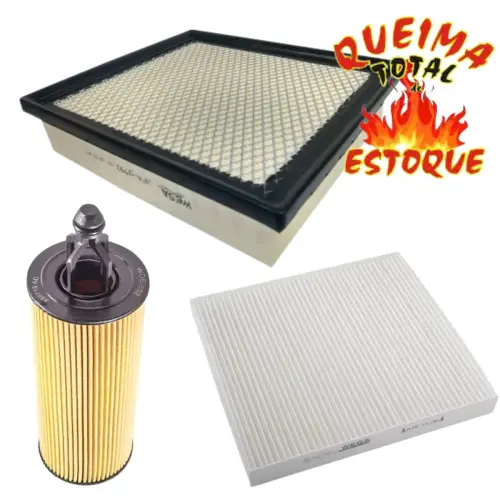 KIT FILTRO DODGE DURANGO 3.6 GASOLINA DE 2012 A 2015 JEEP GRAND CHEROKEE 3.6 GASOLINA DE 2011 A 2013 AKX2105 JFA0993 WOE652 JP002056 JP002241 JP002743