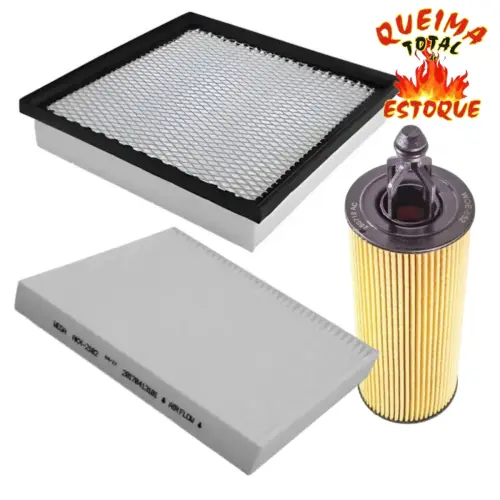 KIT FILTRO DODGE JOURNEY 3.6 GASOLINA APOS 2014 AKX2102 JFA0994 WOE652 JP002056 JP002242 JP003164