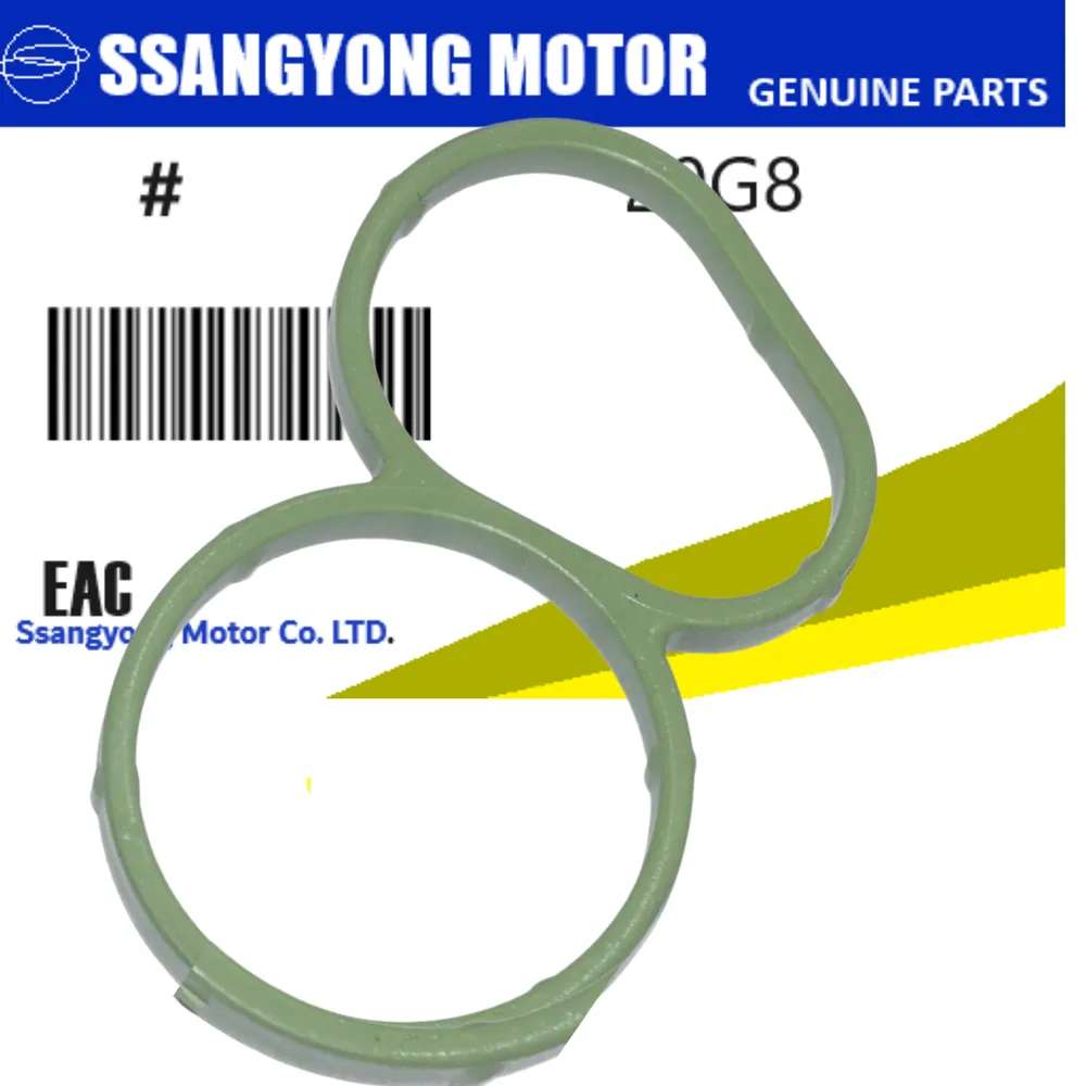 JUNTA LATERAL SUPORTE FILTRO LUBRIFICANTE SSANGYONG ACTYON NEW SPORT APOS 2012 KORANDO APOS 2010