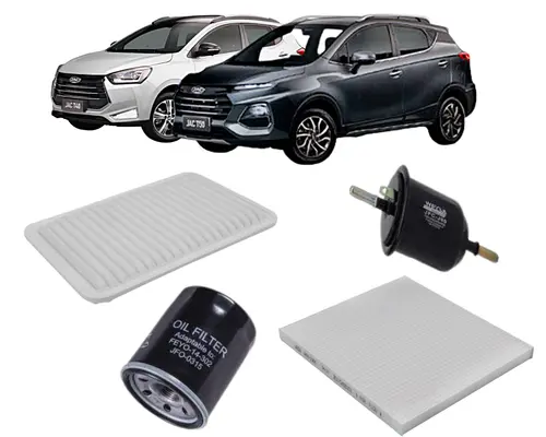 KIT FILTRO JAC T40 CVT T40 JET APOS 2018 T50 CVT APOS 2019 JP000963 JP002281 JP003515 JP003926