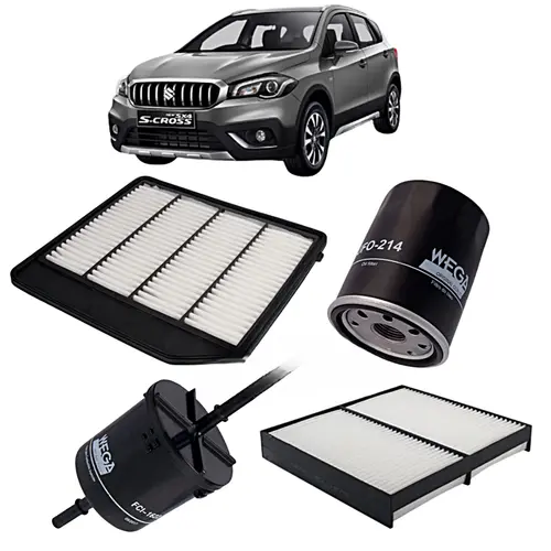 KIT FILTRO SUZUKI S-CROSS 1.4 GASOLINA APOS 2017 JP000011 JP004653 JP004654 JP004655