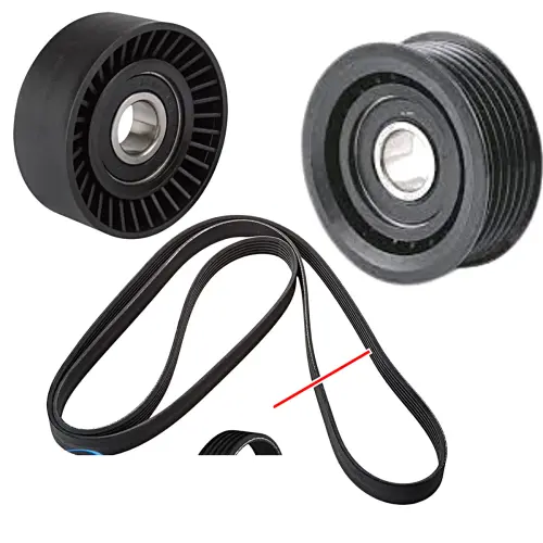KIT CORREIA POLY V + 02 POLIAS SSANGYONG KORANDO 2.9 MUSSO 2.9 MUSSO SPORT 2.9 REXTON 2.9 DIESEL ATE 2006 JP000763 JP003974 JP004656