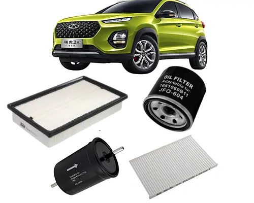 KIT FILTRO CHERY TIGGO 3X 1.0 TURBO FLEX APOS 2021 JP002390 JP002392 JP002396 JP004007