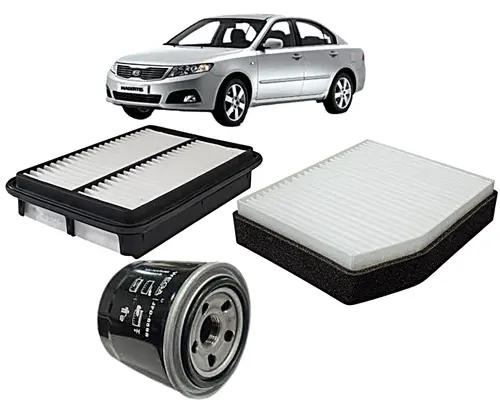 KIT FILTRO KIA MAGENTIS 2.0 16V GASOLINA 2004 A 2005 JP000639 JP002838 JP003224