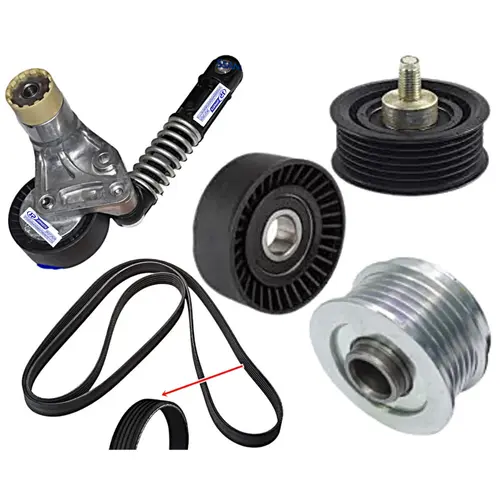 KIT CORREIA CONTITECH + TODOS OS TENSOR SSANGYONG ACTYON NEW SPORT APOS 2012 KORANDO APOS 2010