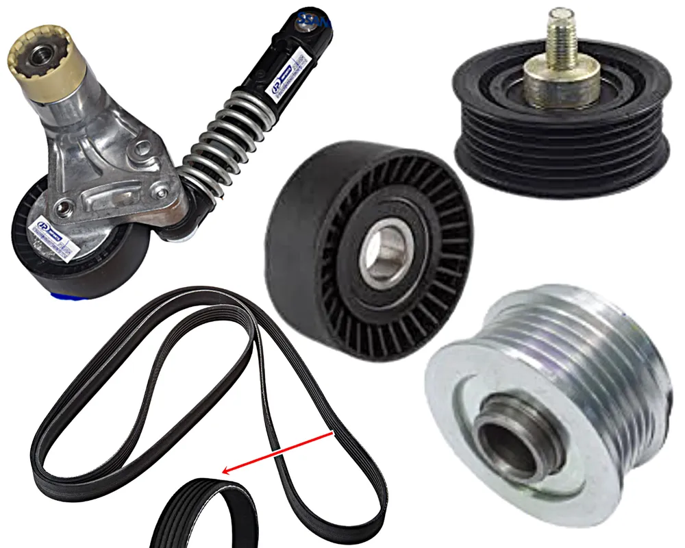 KIT CORREIA CONTITECH + TODOS OS TENSOR SSANGYONG ACTYON NEW SPORT APOS 2012 KORANDO APOS 2010 JP000388 JP000763 JP001451 JP003974 JP003232