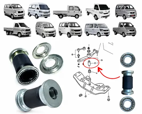 Bucha Braço Pitman Effa Pick-Up Van Hafei CN Auto Chana Changan Towner Junior Family Mini Start Cargo Utility