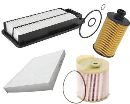KIT FILTRO SSANGYONG KORANDO 2.2 DIESEL APOS 2017 2247634000 6721803009 6811634000 2314034200 JP000287 JP000985 JP001054 JP003971