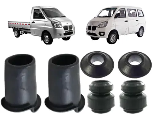 KIT BUCHA + BATENTE + COIFA AMORTECEDOR DIANTEIRO PARA 02 LADO SHINERAY A7 A9 T20 T22 JP001461