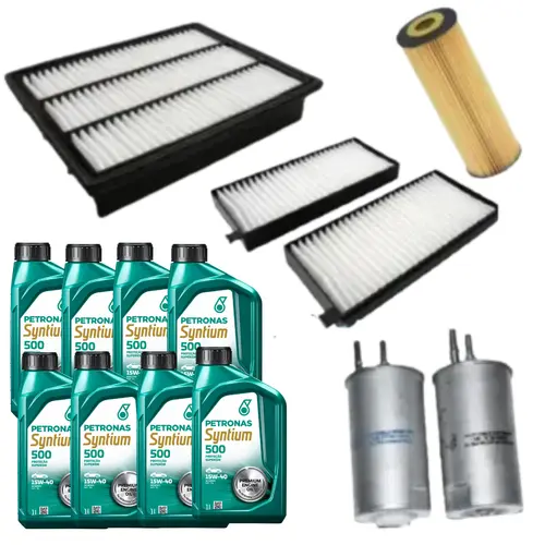 KIT FILTRO + OLEO MOTOR SSANGYONG ACTYON KYRON DIESEL TODOS JP000443 JP000804 JP002433 JP003585 JP003586 JP004703