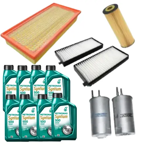 KIT FILTRO + OLEO MOTOR SSANGYONG REXTON 2.7 JP000439 JP000443 JP000972 JP003585 JP003586 JP004703