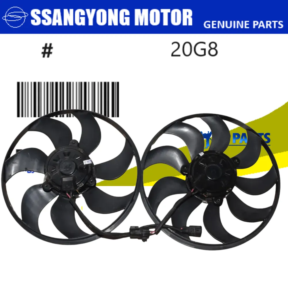 CONJUNTO HELICE COM MOTOR DO ELETROVENTILADOR SSANGYONG KORANDO 2.0 DIESEL APOS 2010 - SEMI-NOVO