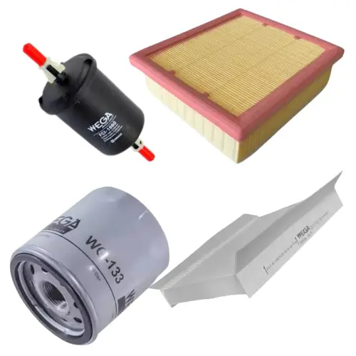 KIT FILTRO JEEP COMPASS 2.0 FLEX 2017 A 2022 JP001426 JP002250 JP003455 JP004790