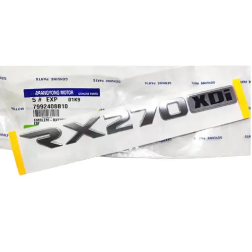 EMBLEMA " RX270 XDI " SSANGYONG REXTON 7992408B10 79924-08B10 JP004062