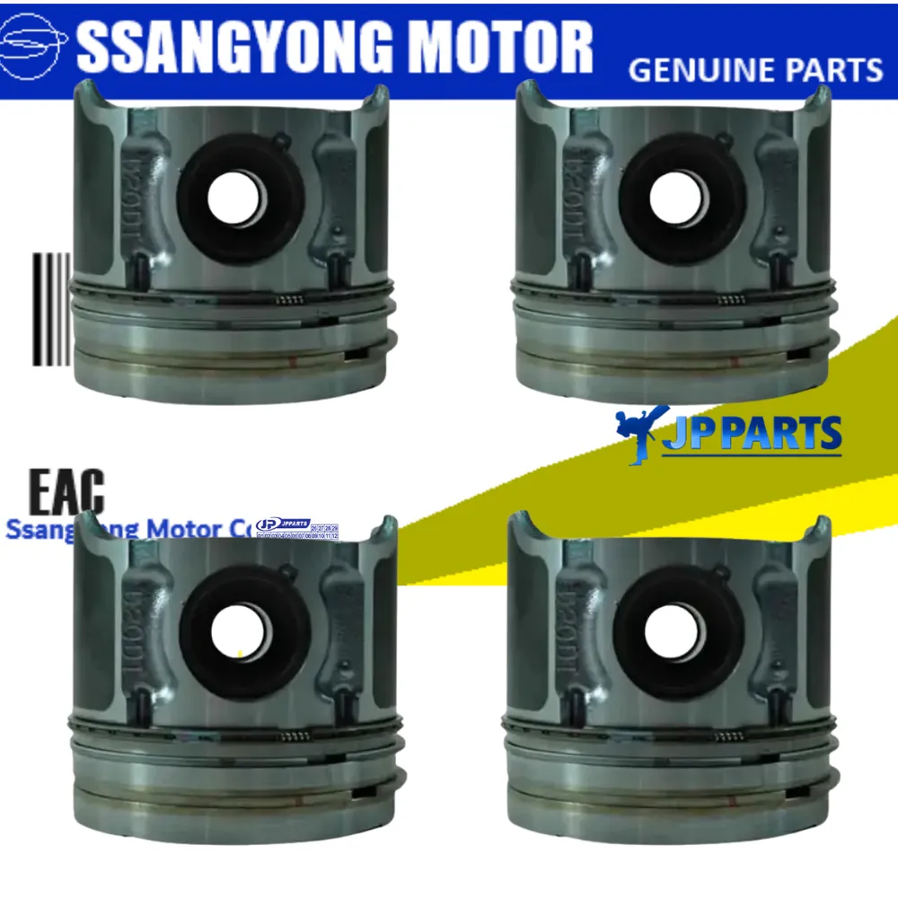 PISTAO COM ANEIS STD ( JOGO COM 04 BOCA ) SSANGYONG ACTYON 2.0 KYRON 2.0 DIESEL -SOB ENCOMENDA 3 DIAS UTEIS